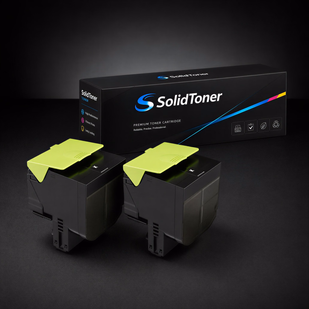 Lexmark 78C2XK0 Toner schwarz Doppelpack – kompatibel